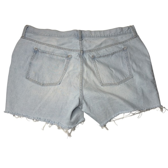 Old Navy Blue Jean Shorts Distressed Cut-Off Style - Picture 4 of 6
